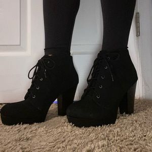 Black Booties Size 9